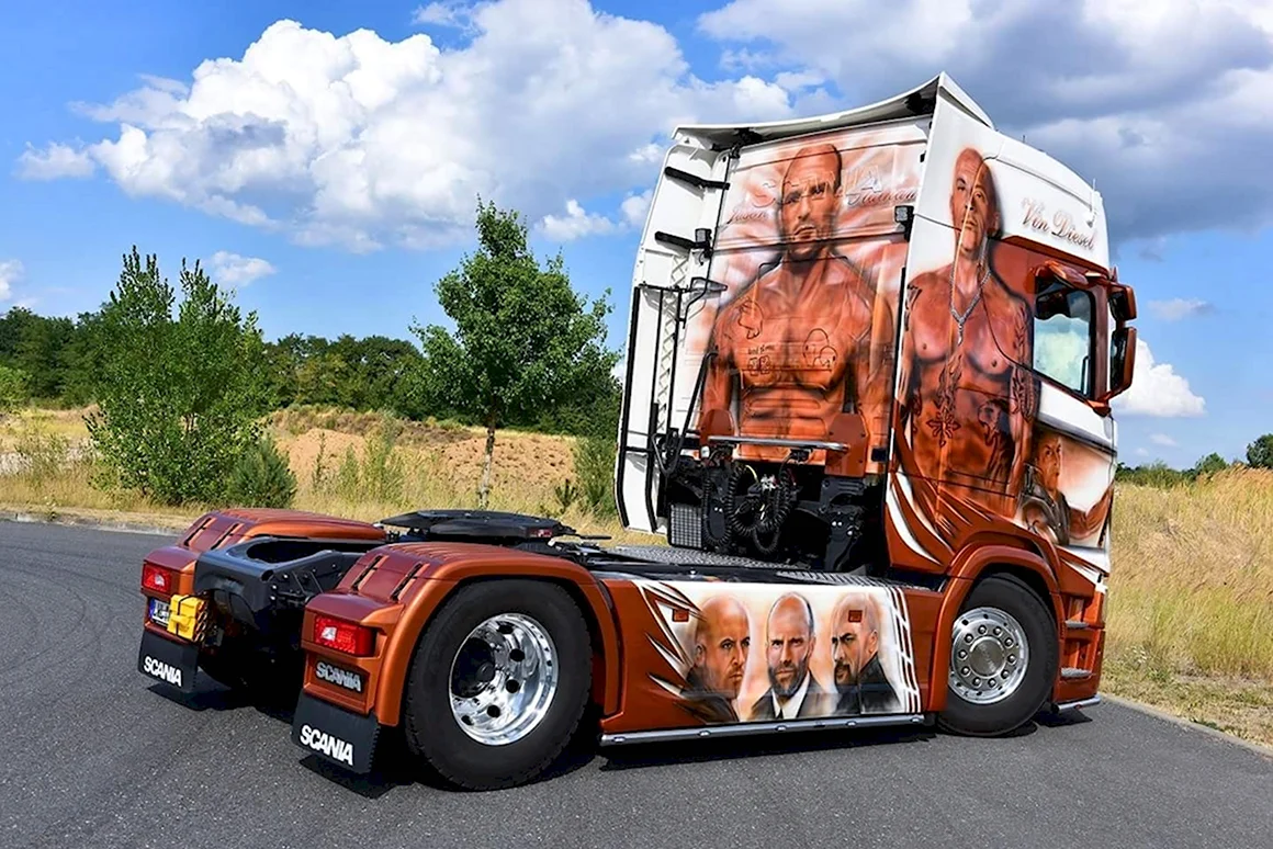 Scania s500 аэрография sweampas
