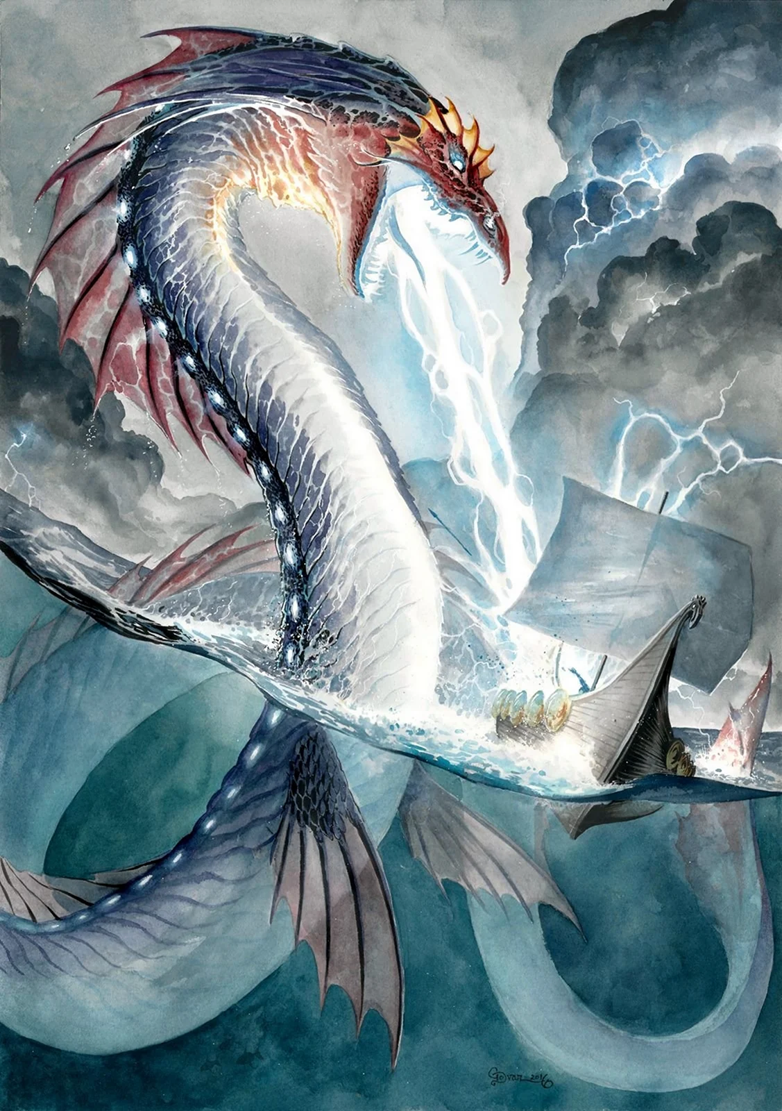 Sea Serpent дракон