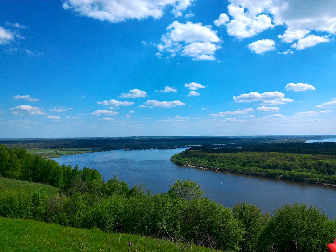 Село Константиново берег Оки