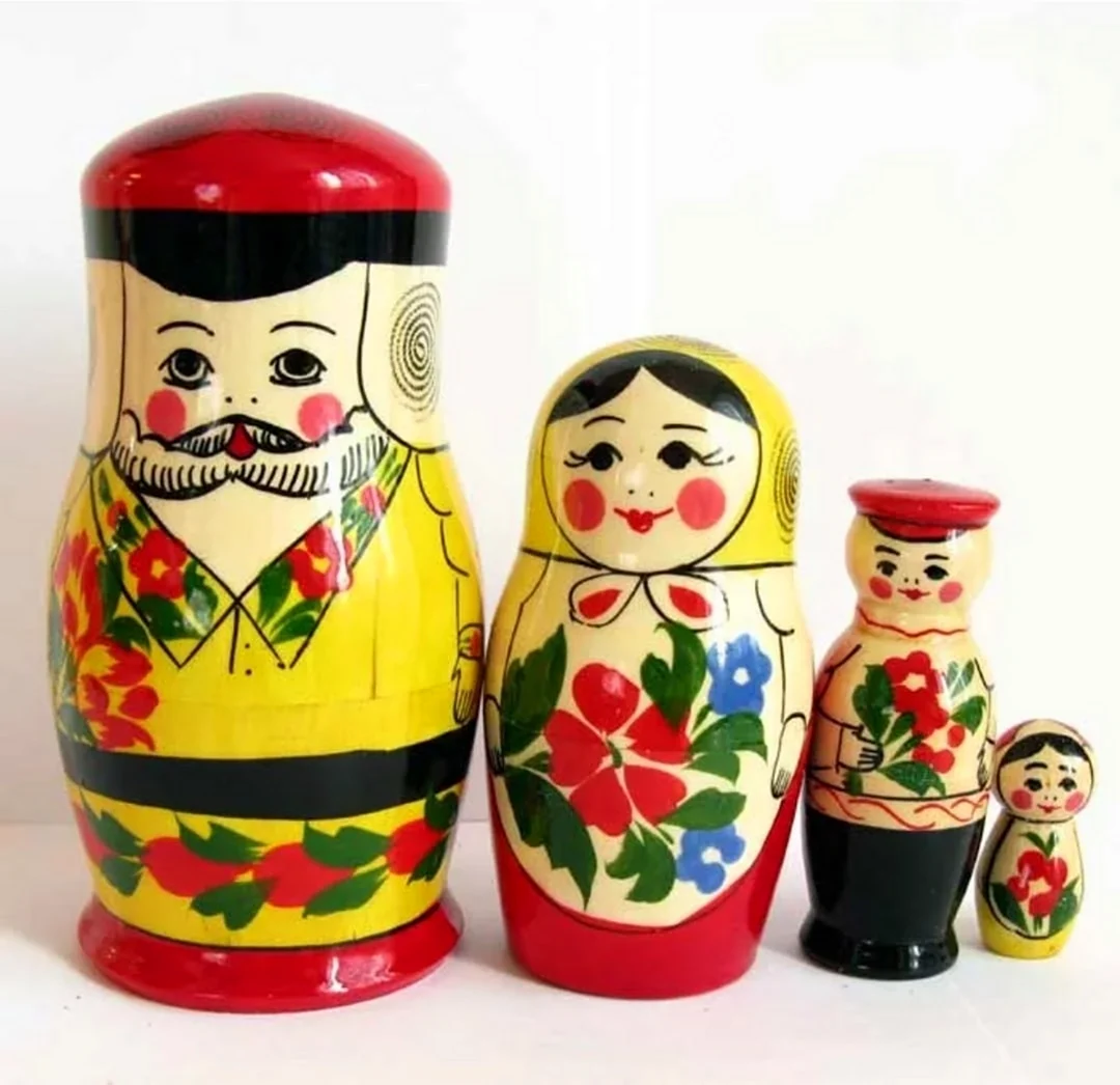 Семеновская Матрешка русская семейка