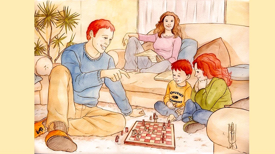 Семья Грейнджер Уизли арт