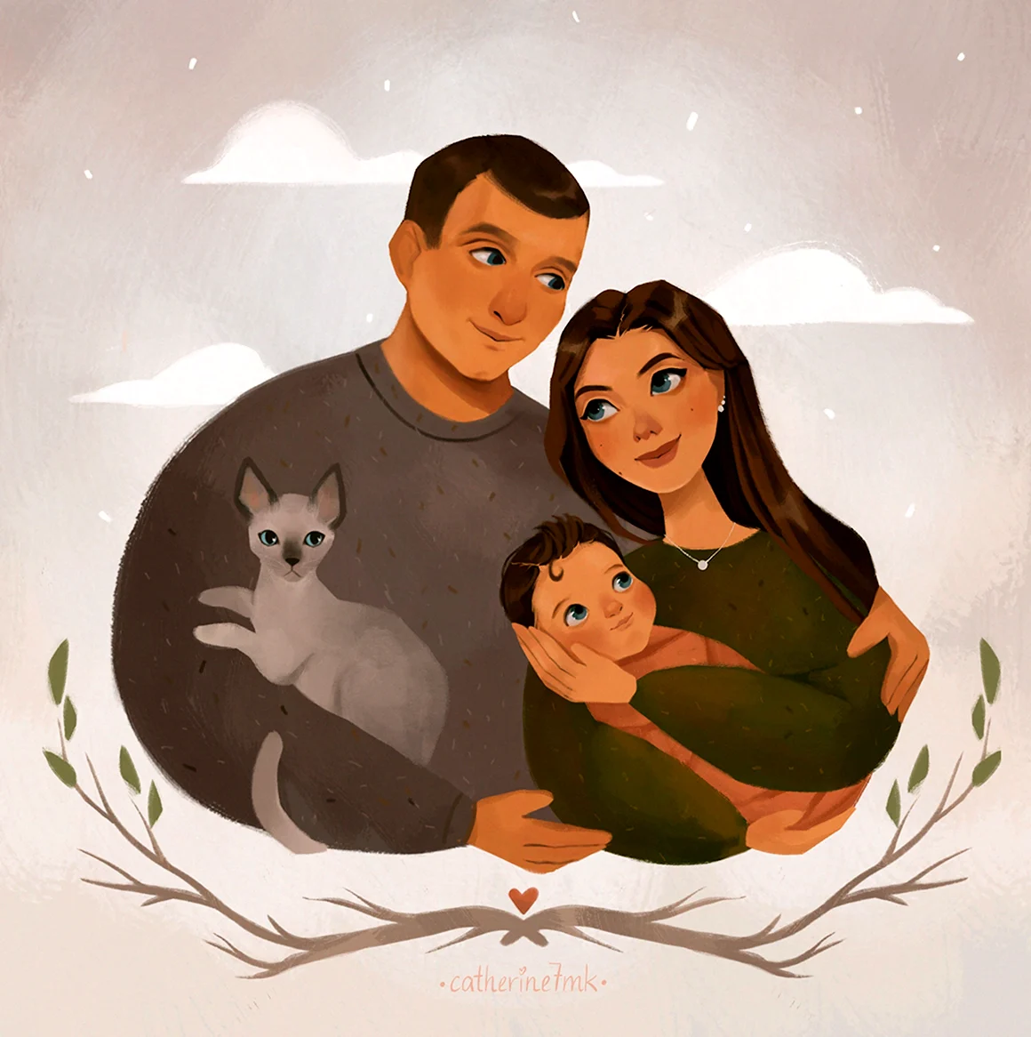 Семья иллюстрация