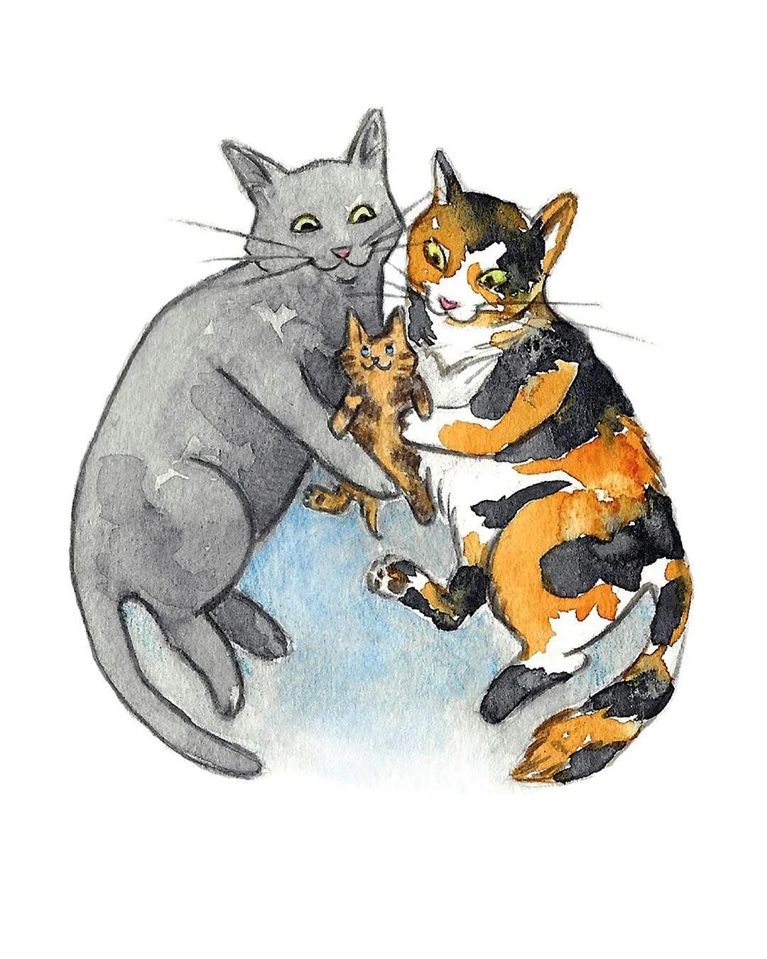 Семья кошек