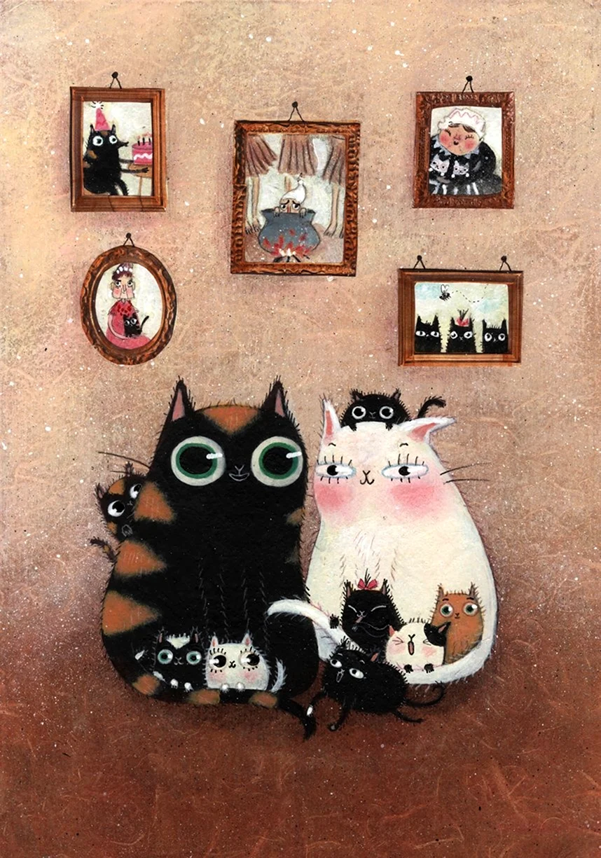 Семья котов