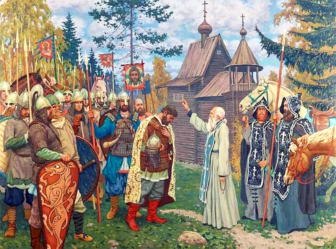Сергий Радонежский благословение Дмитрия Донского