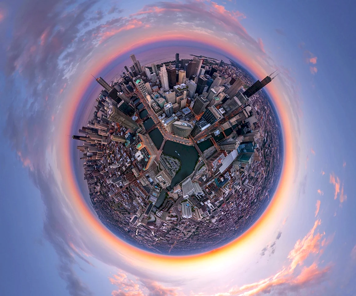 Сферическая панорама 360 Fisheye