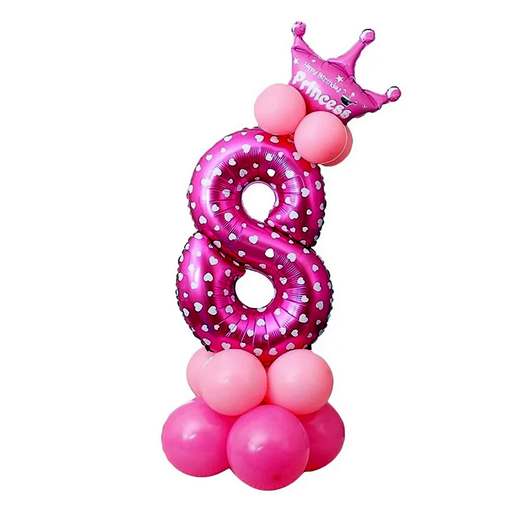 Шары на день рождения девочке 8 лет