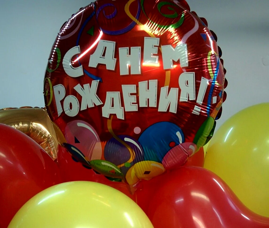 Шары с днем рождения
