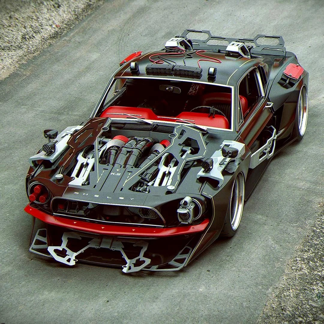 Shelby gt500 постапокалиптический
