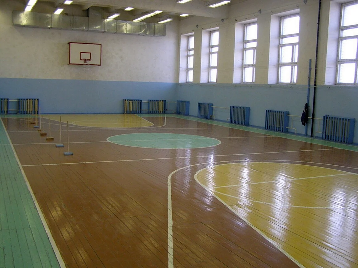 Школьный спортзал