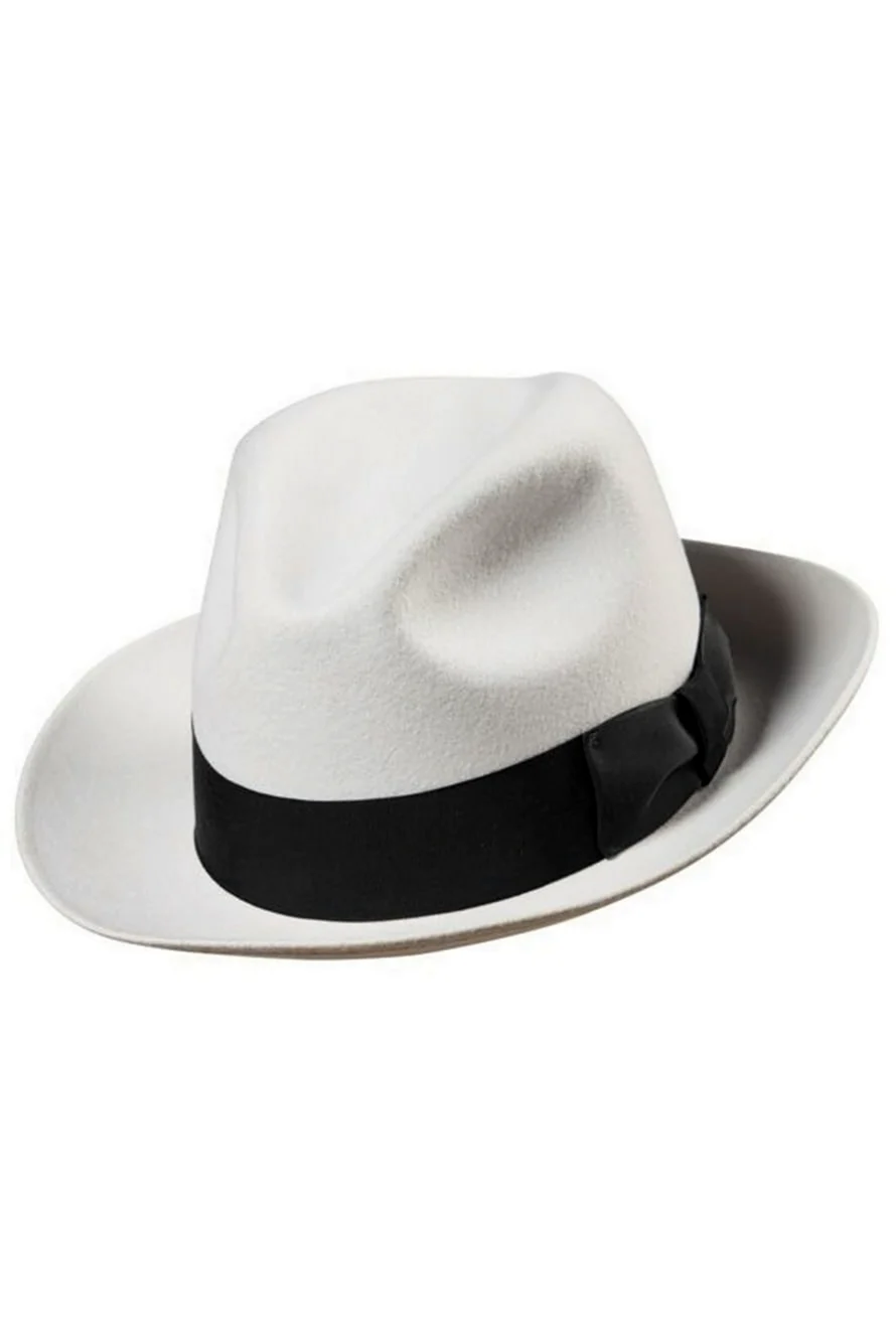 Шляпа Fedora White