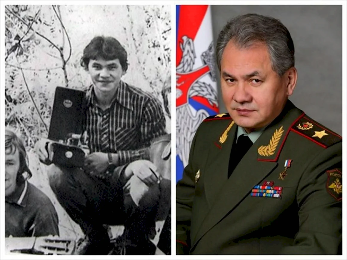 Шойгу Сергей Кужугетович в молодости