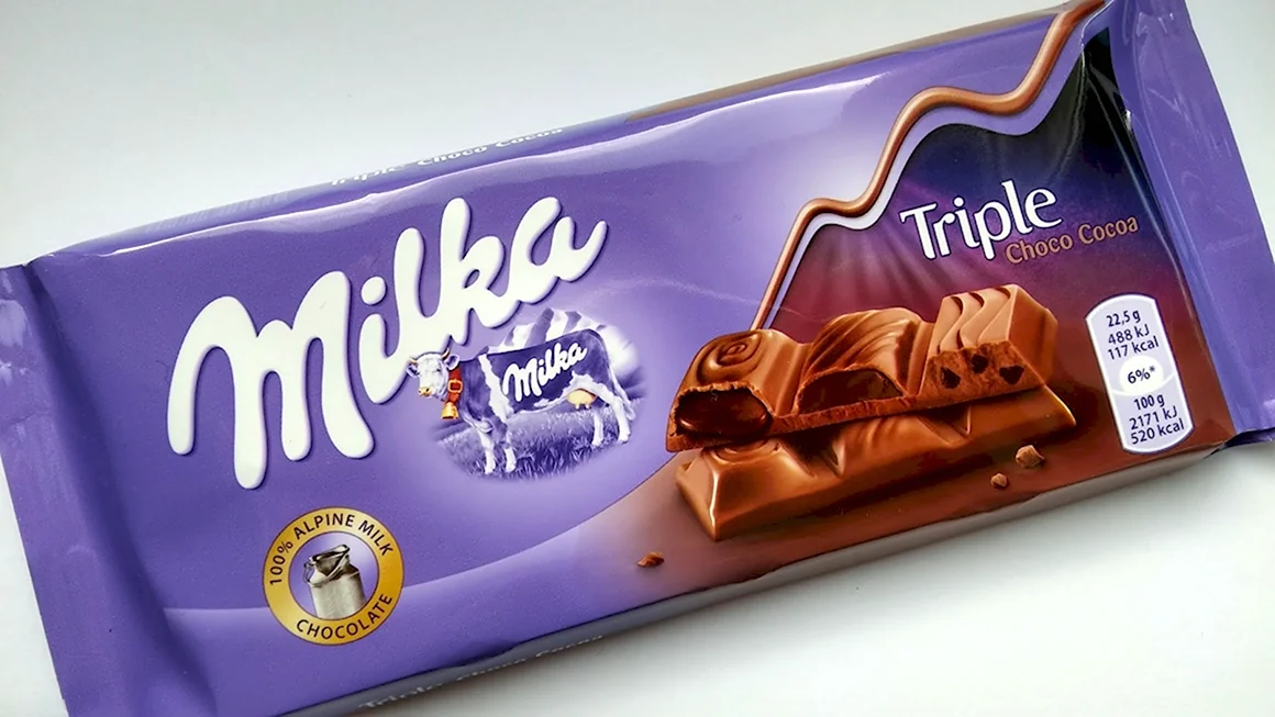 Шоколад Milka Triple Choco 90гр Германия