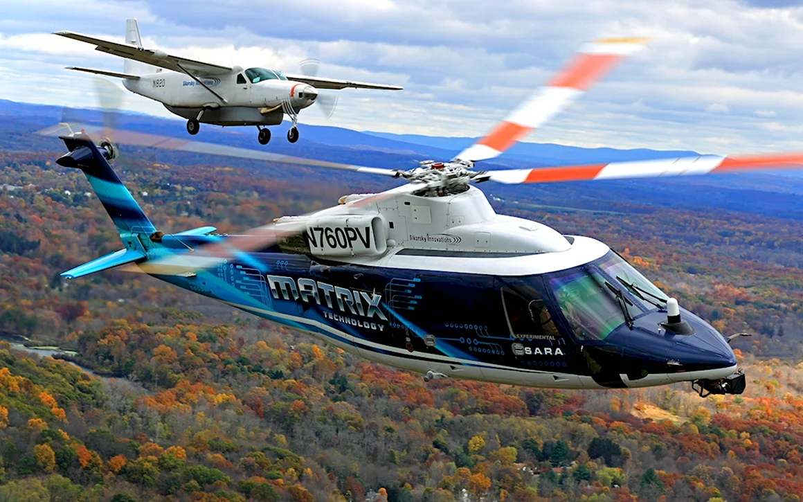 Sikorsky s-76b салон