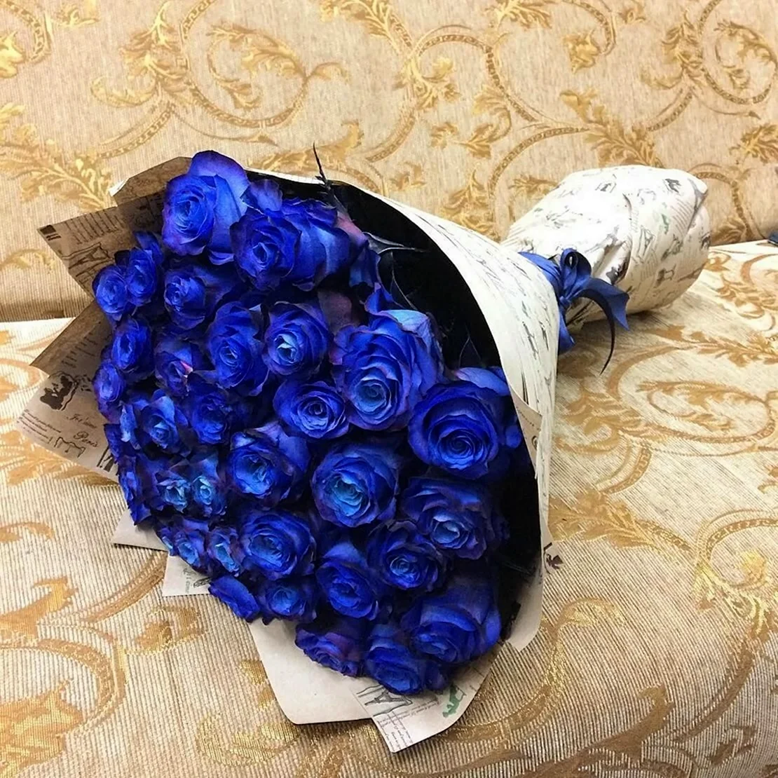 Синий букет