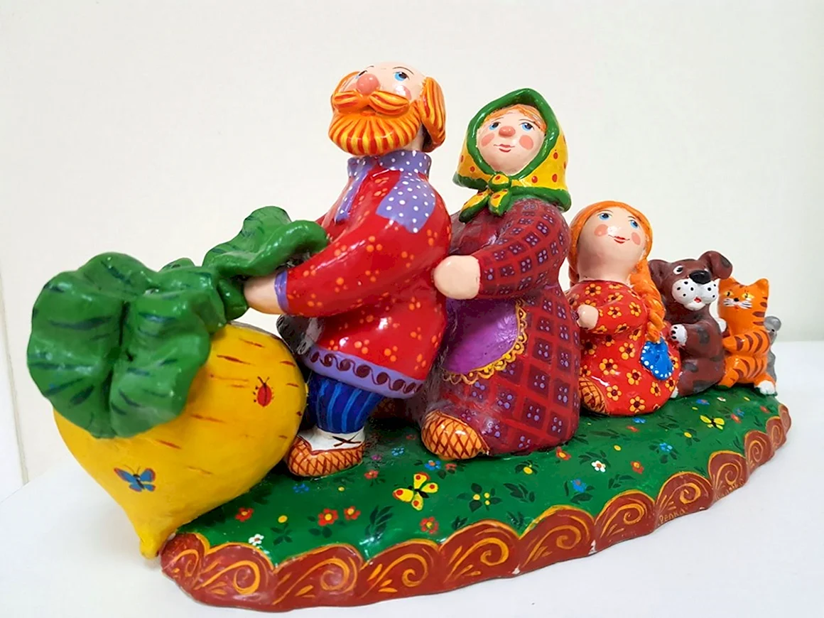 Сказочные герои из глины