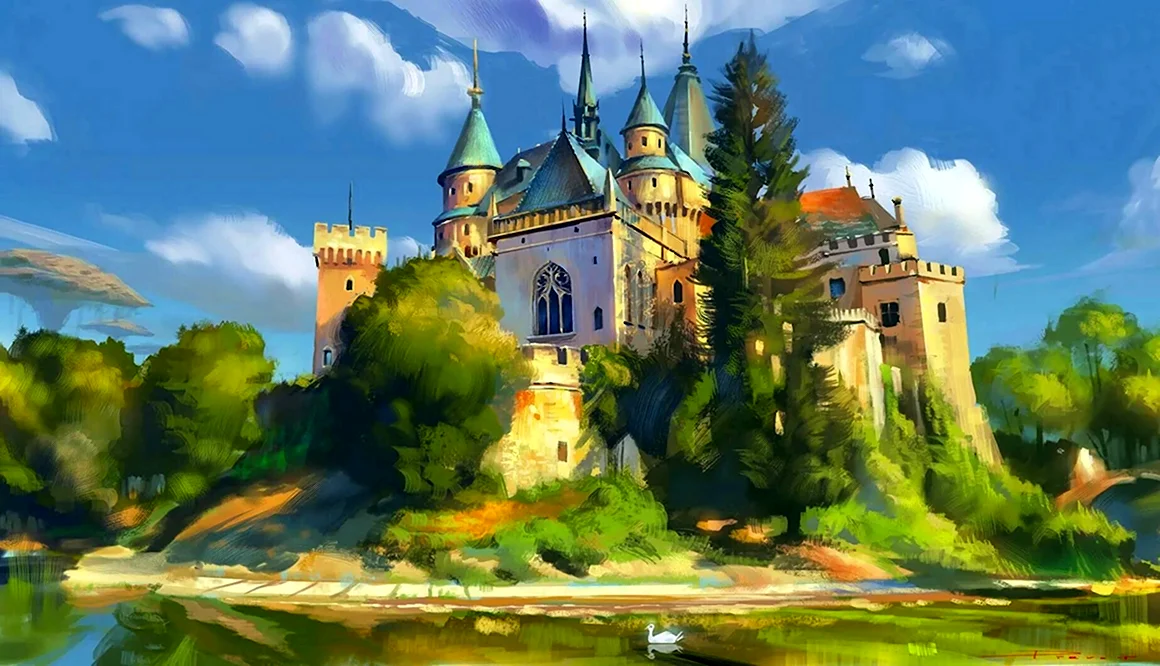 Сказочный замок картинки