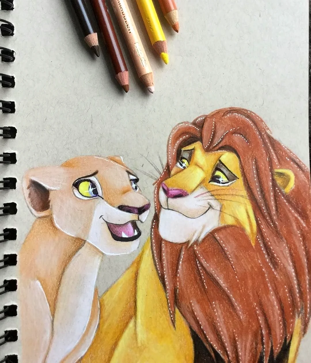 Скетчбук Король Лев
