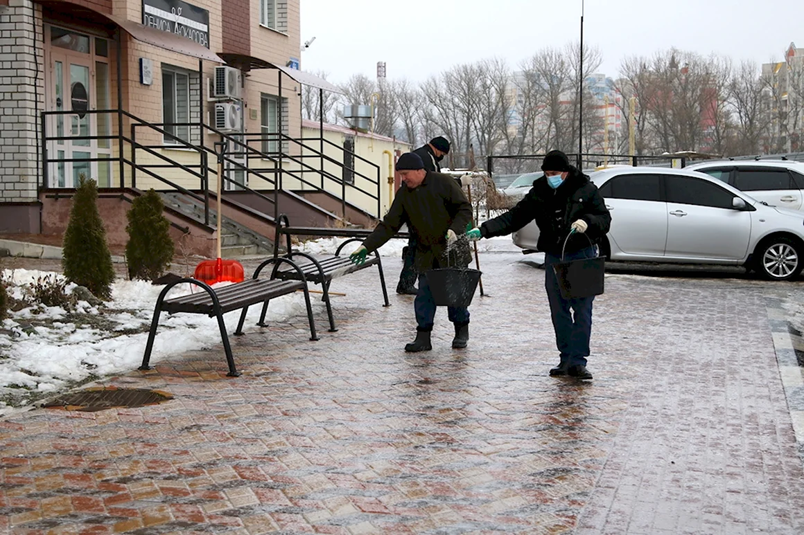 Скользкий двор