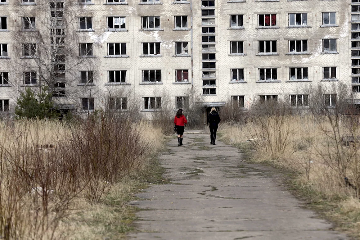 Скрунда город призрак