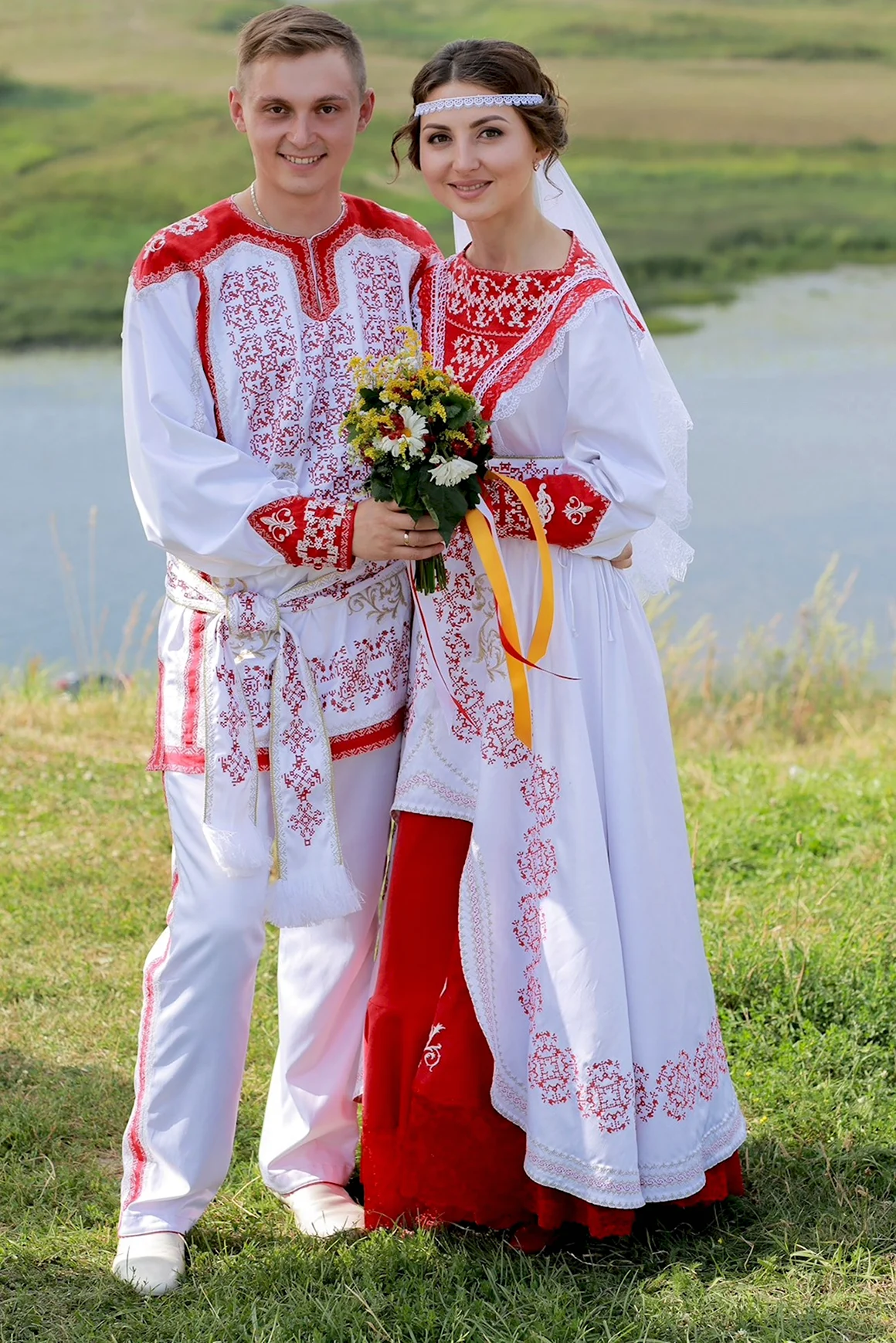 Славянский свадебный наряд
