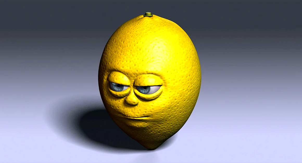 Смешной лимон
