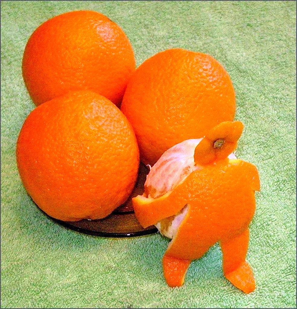 Смешной мандарин