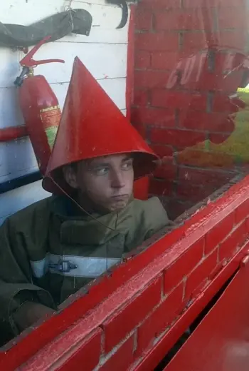 Смешной пожарный