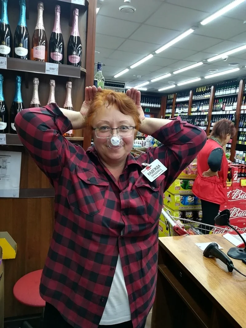 Смешной продавец