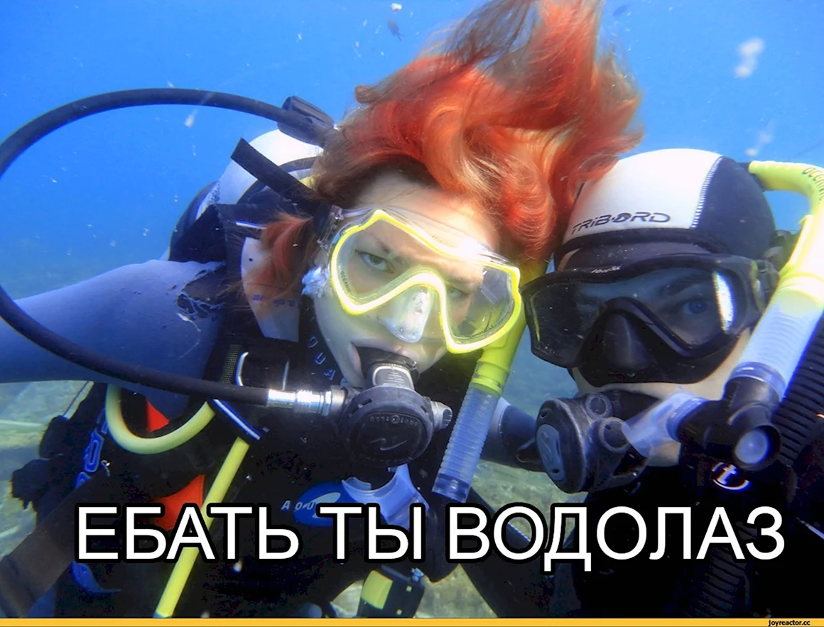 Смешной водолаз