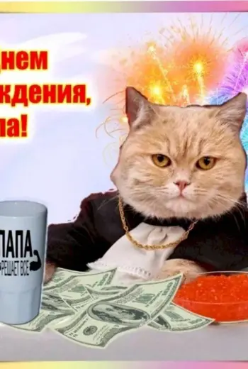 Смешные поздравления с днём рождения папе
