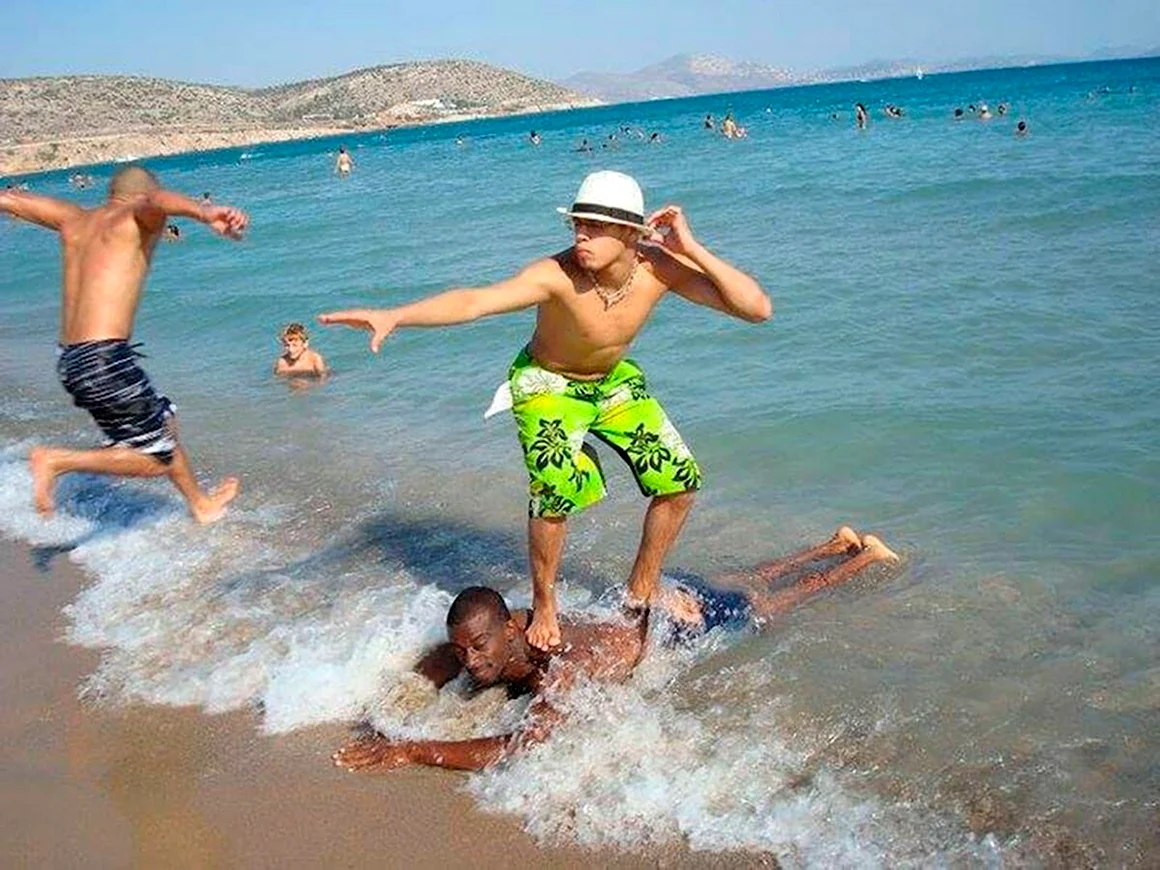 Смешные снимки на пляже