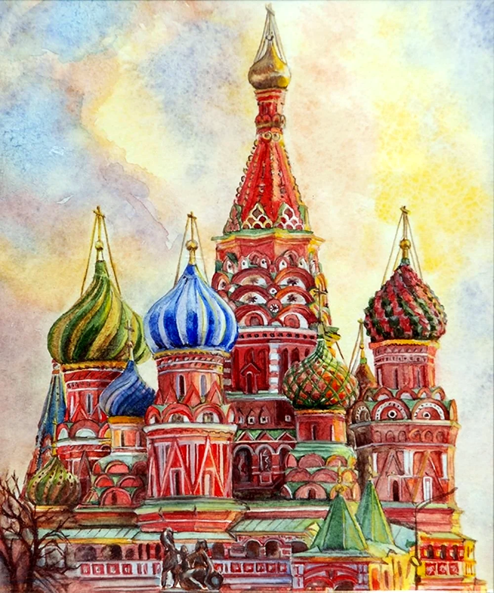 Собор Василия Блаженного картина
