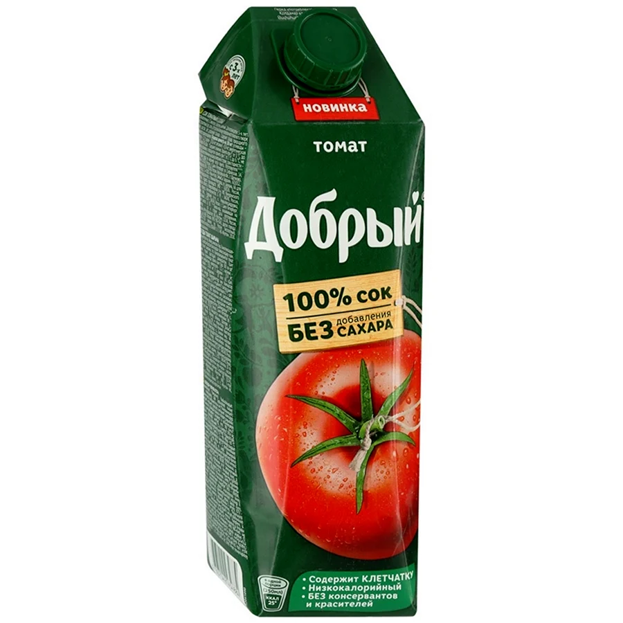 Сок добрый томат с солью 1л