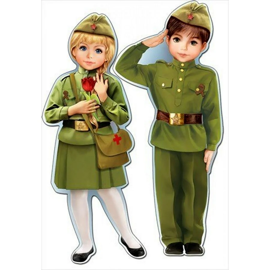 Солдат с ребенком