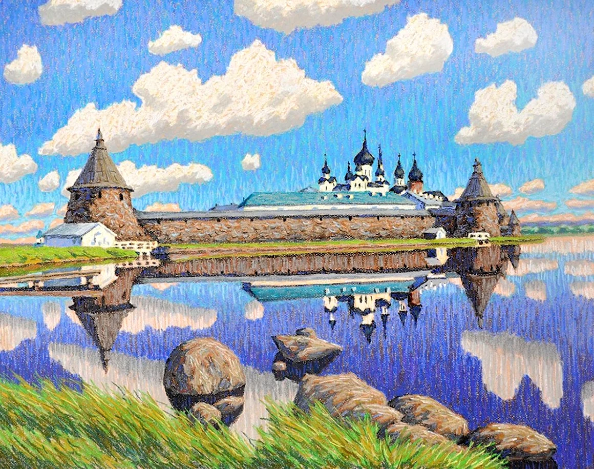 Соловецкий монастырь в живописи