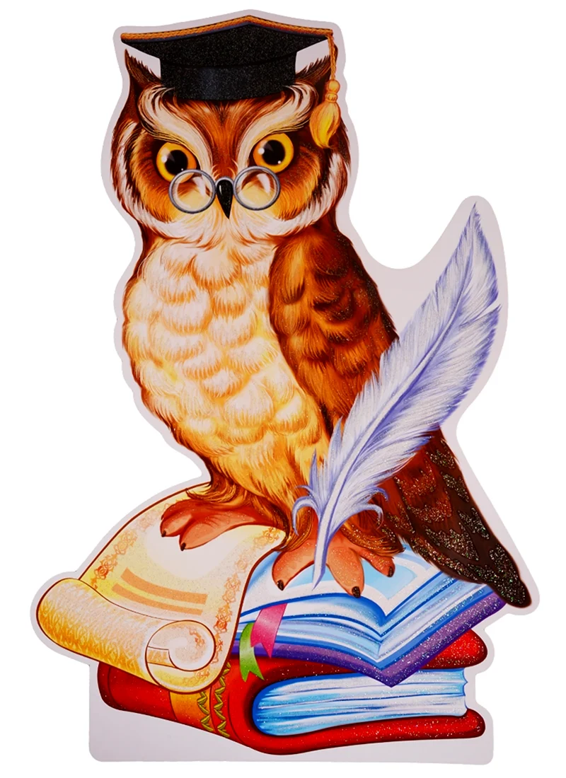 Сова с книгой