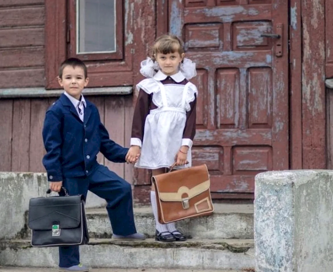 Советские школьники