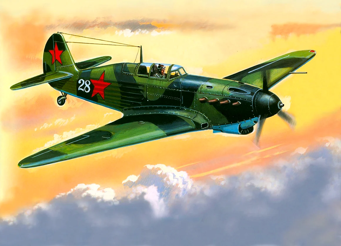 Советский истребитель як-7 Амет-хана