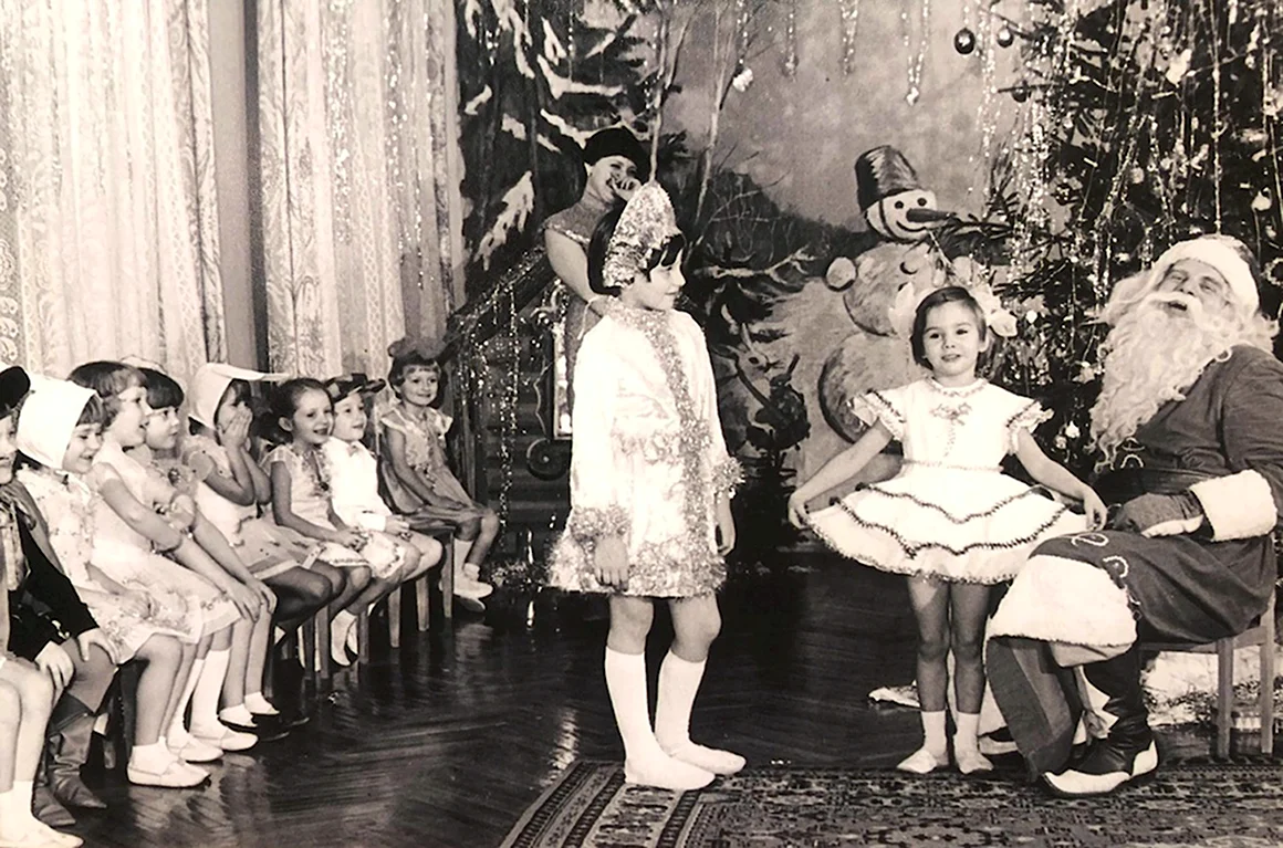 Советский новый год в детском саду