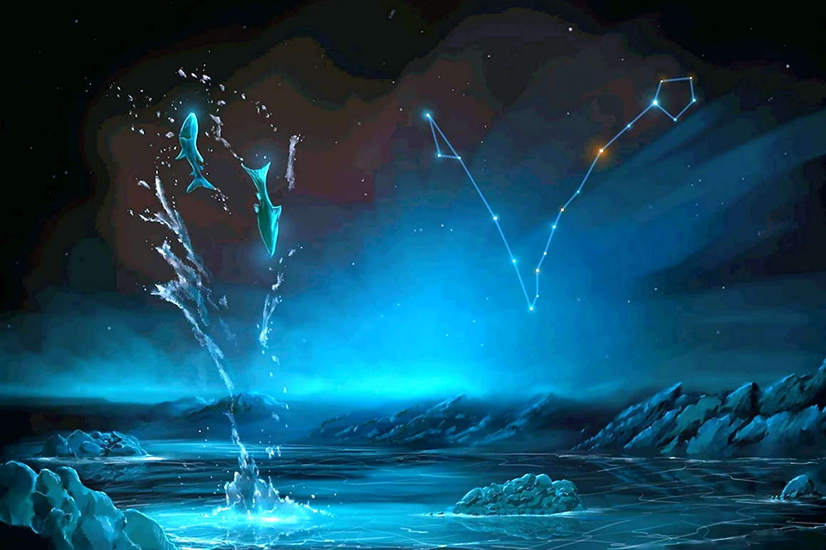 Созвездие рыбы Pisces