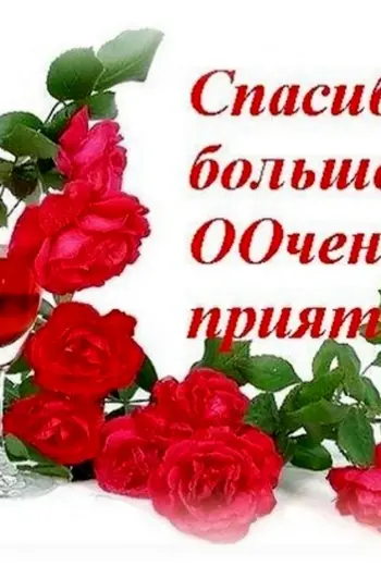 Спасибо за поздравления