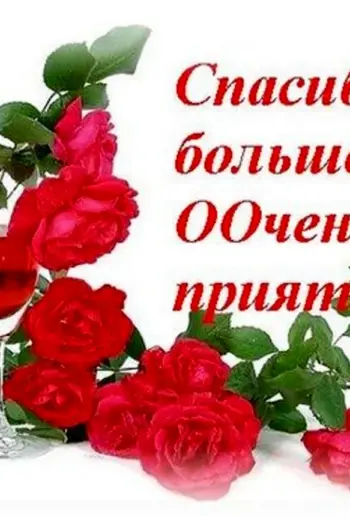 Спасибо за поздравления