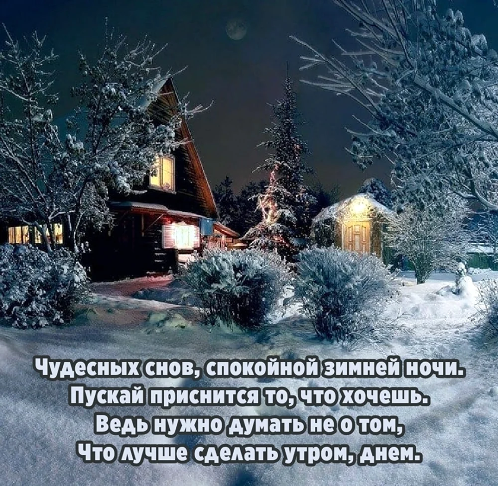 Спокойной зимней ночи