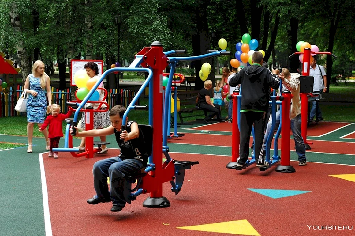 Спортплощадка на набережной Тамбов
