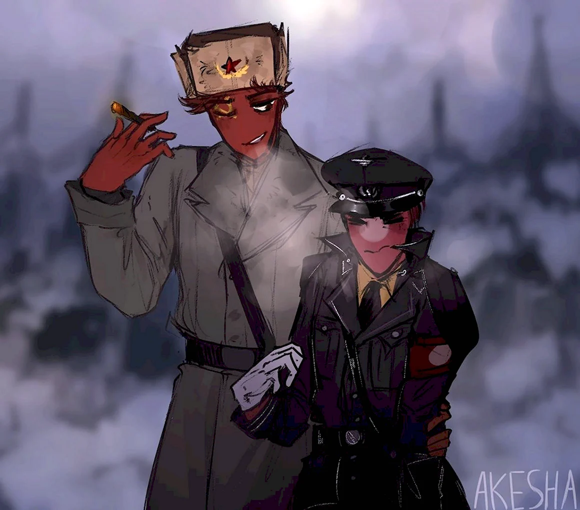 СССР И третий Рейх Countryhumans