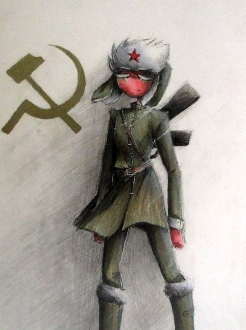 СССР В виде человека