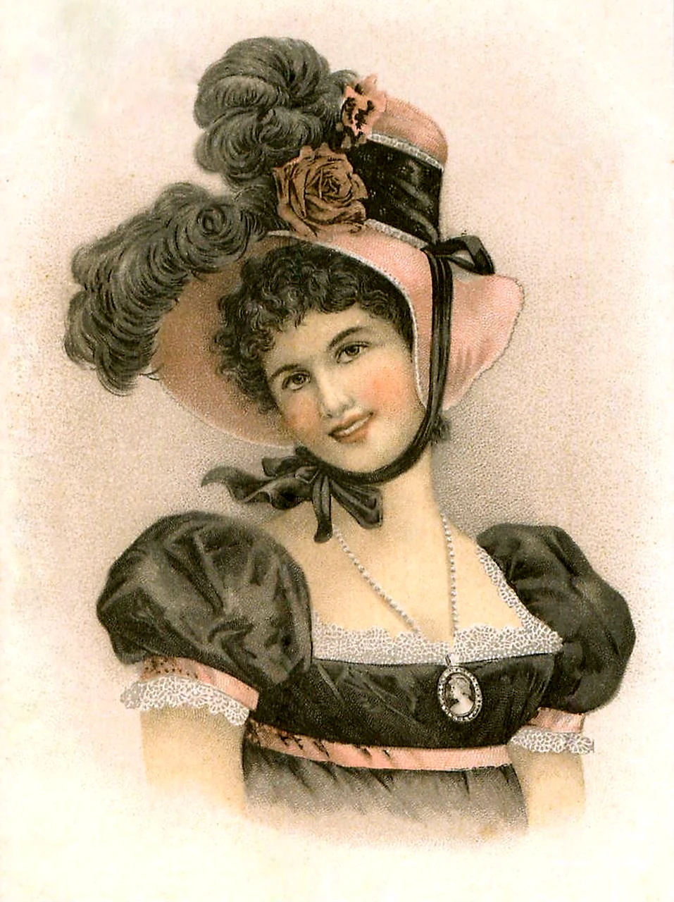 Старая женщина рисунок