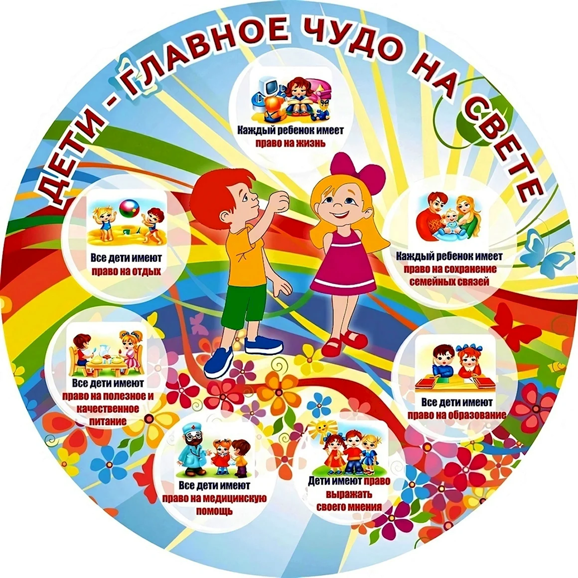 Стенд по правам ребенка в ДОУ