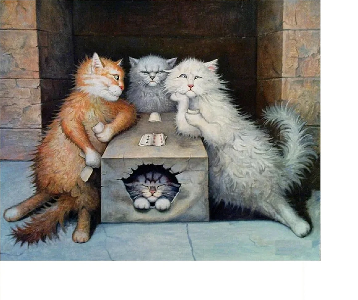 Степан Каширин художник коты